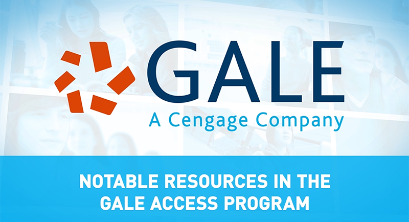 Databases, Gale Access Program, GAP, multidisciplinary, resources, instruction. bundle