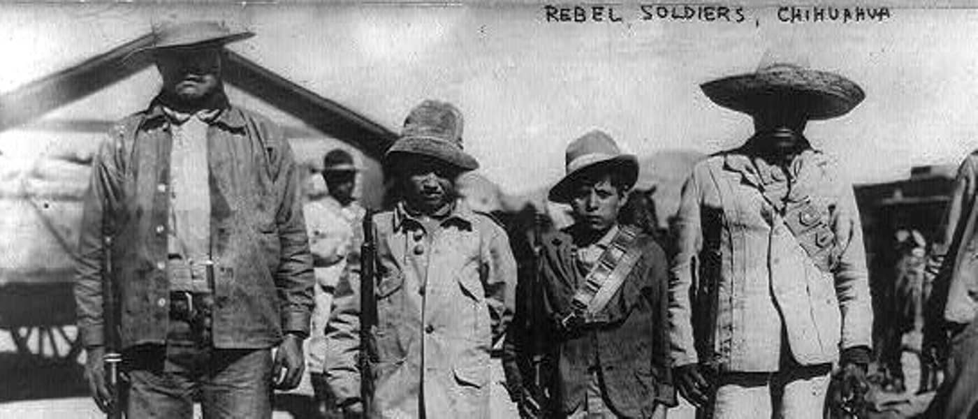 Carranzista rebels near Chihuahua | Library of Congress!''