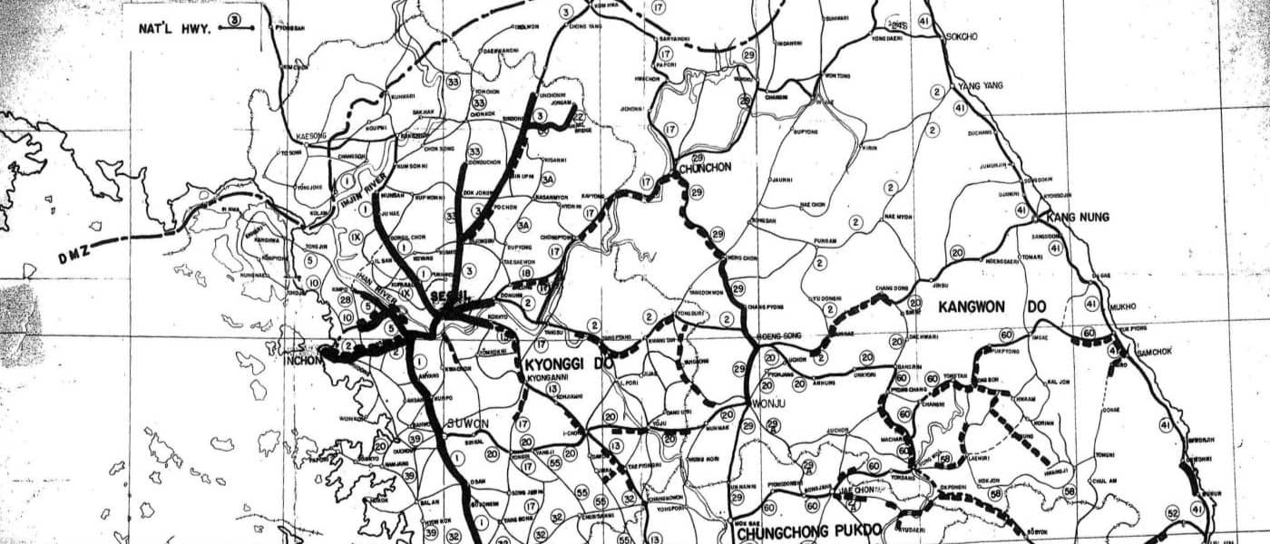 Central File: Decimal File 895B.2612, Internal Economic, Industrial and Social Affairs., South Korea, Engineering. Architecture., Public Works. Public Construction., Roads. Highways. Bridges. Tunnels (Including Tolls)., December 21, 1961. 21 Dec. 1961. MS Korea: Records of the U.S. Department of State, 1930-1963: Records of the Department of State Relating to the Internal Affairs of Korea (includes North and South), 1960-1963. National Archives (United States). Archives Unbound, link.gale.com/apps/doc/SC5112439824/GDSC?u=asiademo&sid=bookmark-GDSC&xid=52a646f7&pg=24.!''