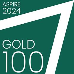 ASPIRE 2024 GOLD 100 badge